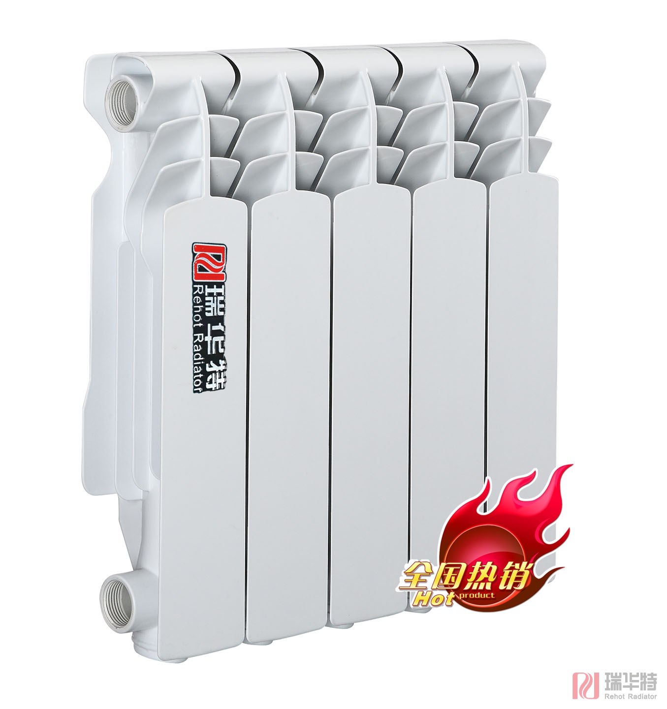品牌暖氣片推薦    雙金屬壓鑄鋁暖氣片UR7002-600/1.5